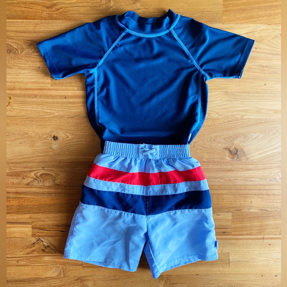 iPlay 12-18M Swim Set for Baby Boy with Built-In Diaper